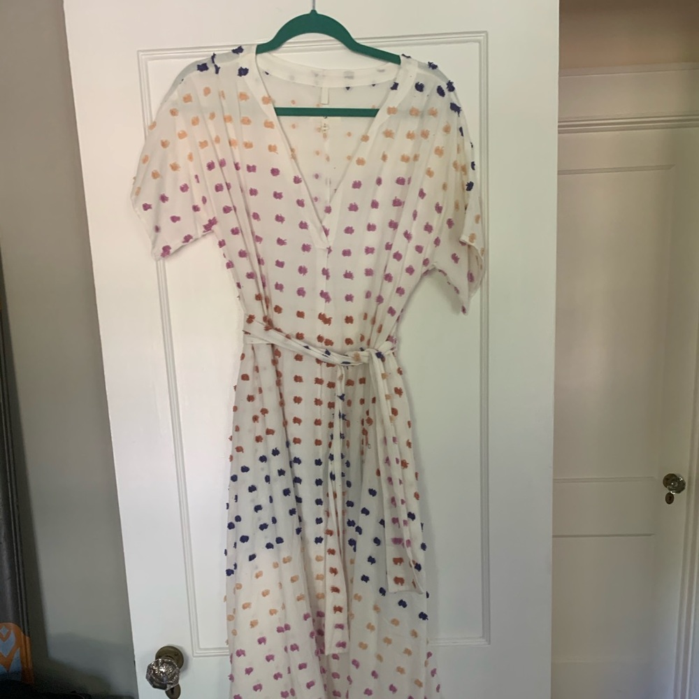 Cozy tie front Lou and grey dress